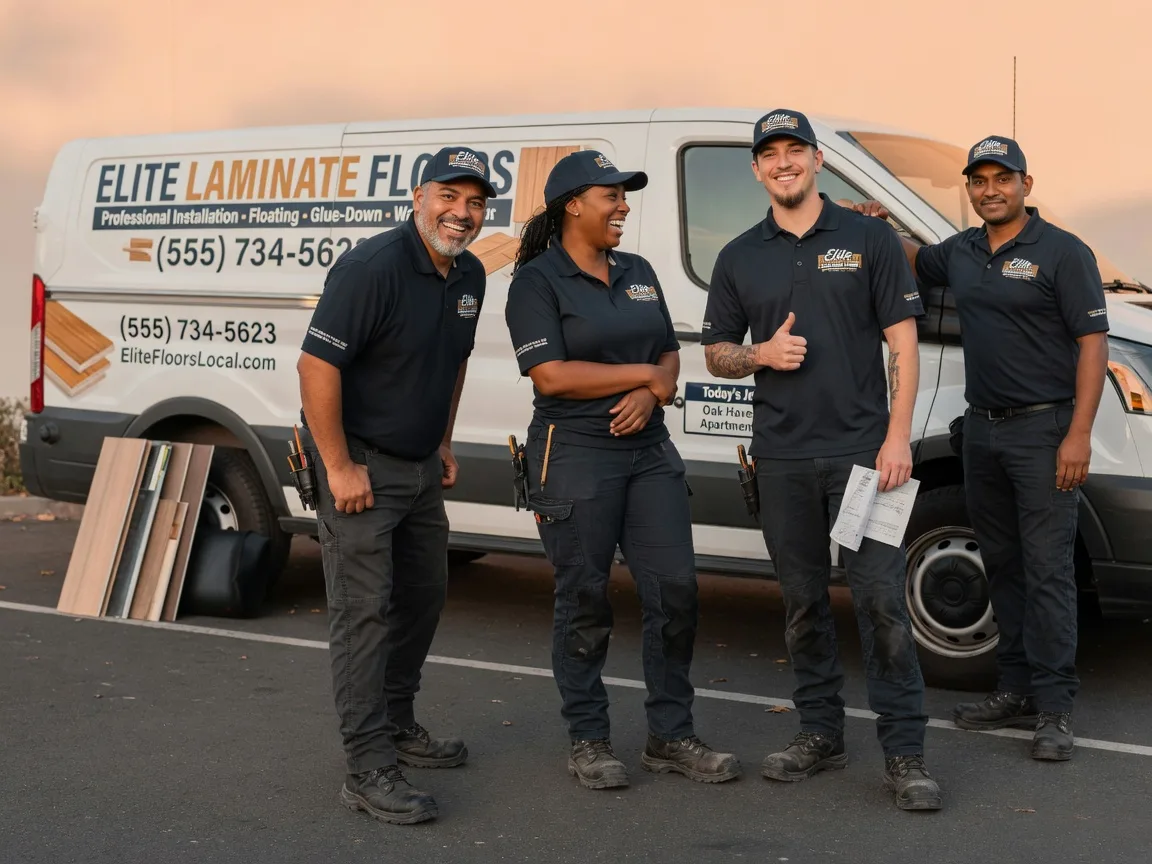 Laminate flooring installation company in Thornburg, IA
